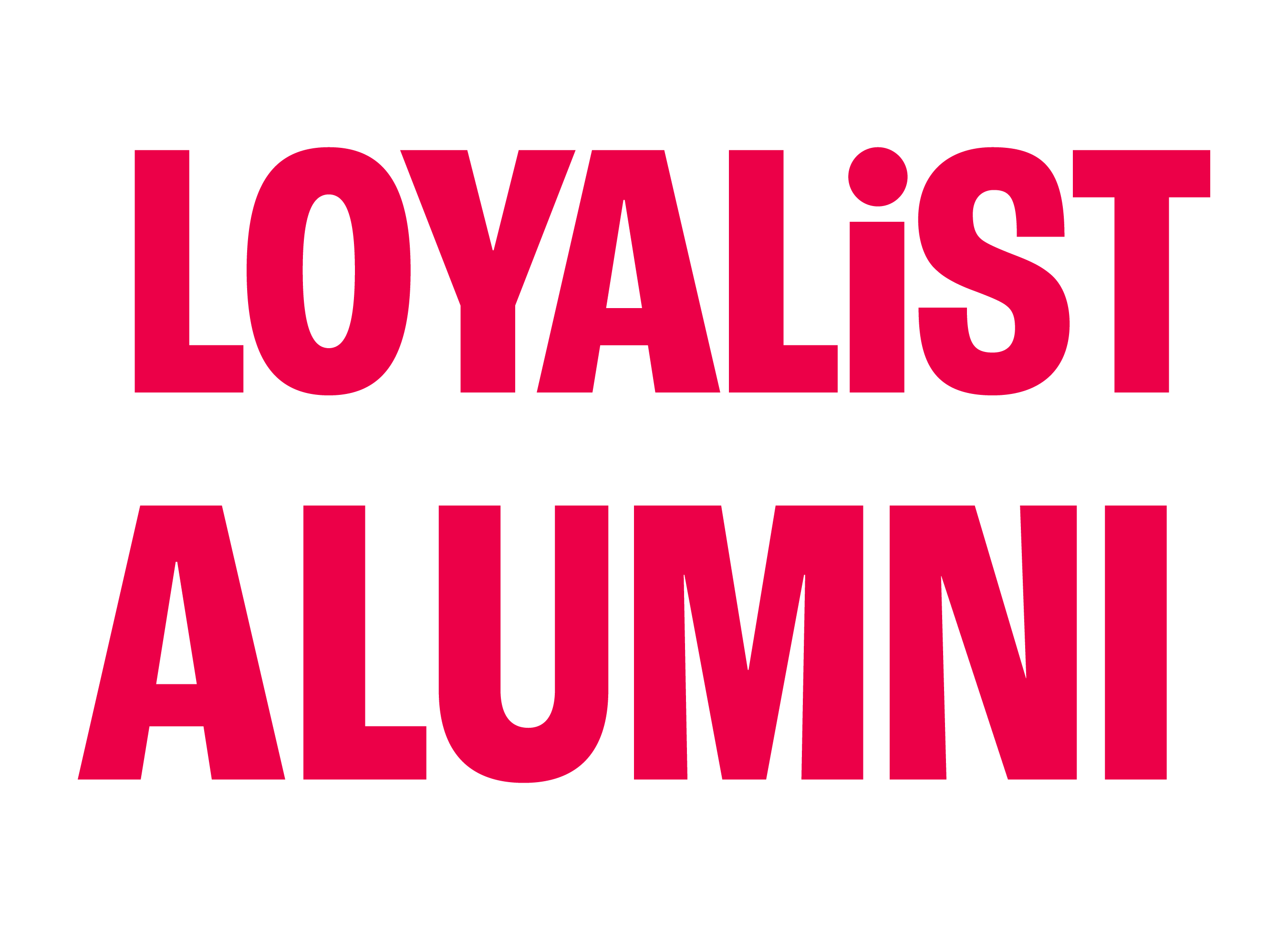 Loyalist Alumni in Red