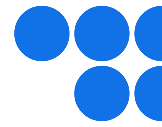 Blue coloured dots, decorative.