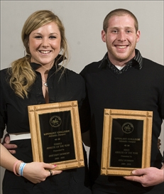 Brittany Denneny and Kyle Donnan named 2009-2010 Athletes of the Year