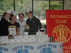 Loyalist Rotaract Club Sells Krispy Kremes for Cause
