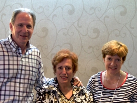 (Left to right) Loyalist Professor Mark Gallupe, Carolyn Mann (USA), Debbie Hatfield (UK), co-authors of the second edition of Assessment of Prior Learning: A Practitioners Guide, edited by Malcolm Day. 