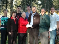Cheque Presented to Terry Fox Foundation