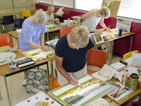 Summer Arts offerings include a number of painting courses, including Painting in Watercolour. 